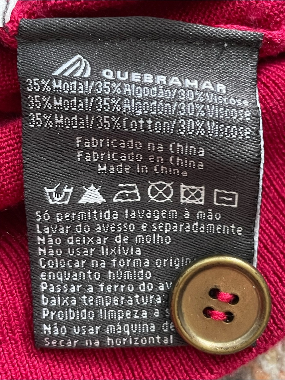 NWOT QUEBRAMAR Raspberry Zip-Front Cardigan - Picture 7 of 9